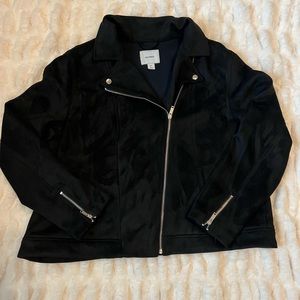 Black soft Moto style Jacket